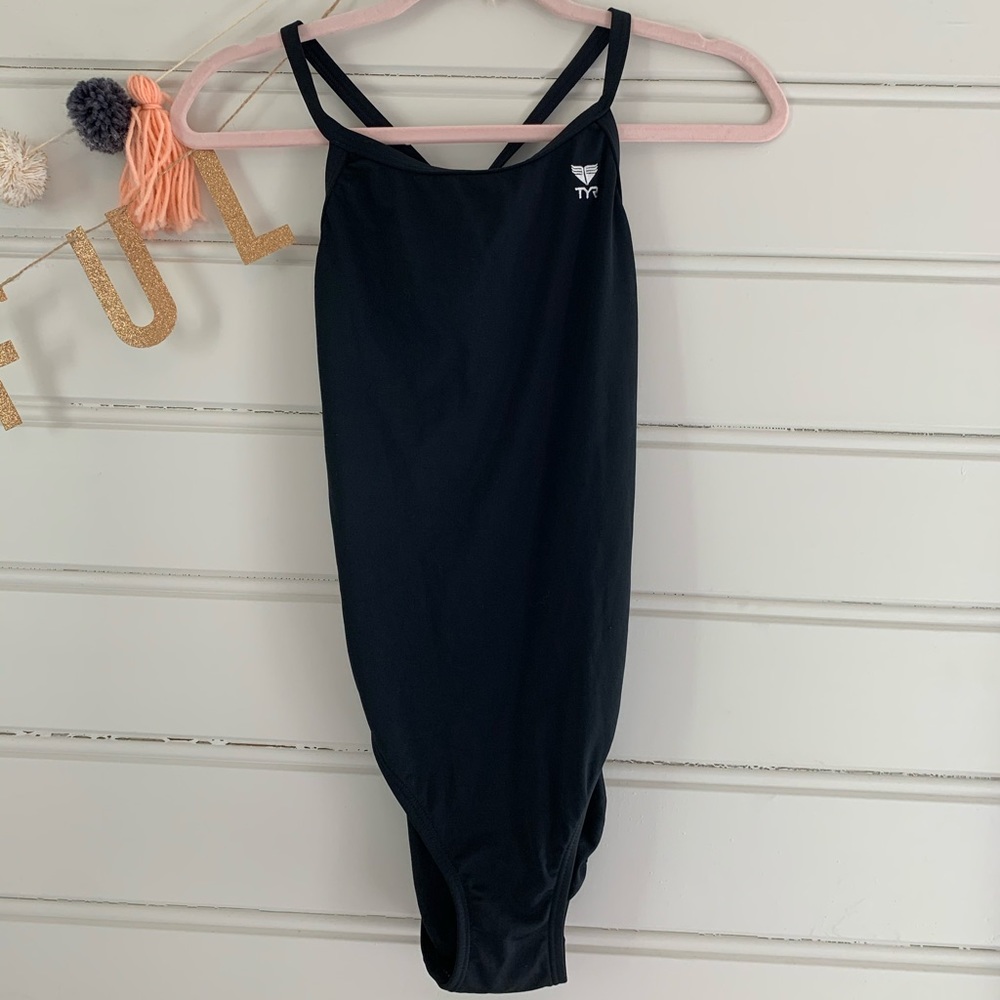 black one piece swimsuit
